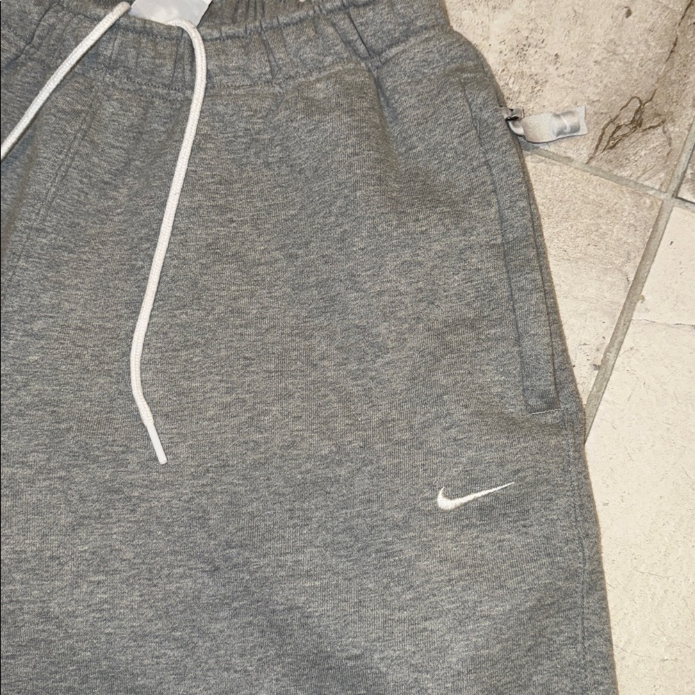Nike Solo Swoosh Fleece Oversized Sweat Pants S - Picture 11 of 14